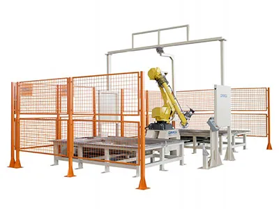 Многопостовой роботизированный станок гидроабразивной резки DRW-Multi