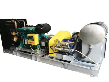 Насосный агрегат для гидроабразивной резки высокого давления