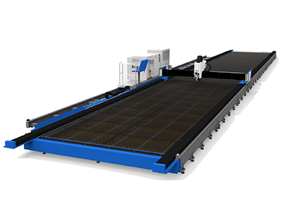 Крупноформатный портальный лазерный станок для резки металла, серия BFM